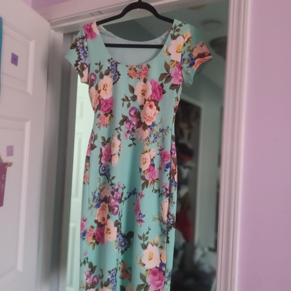 Floral Print Women's Dress